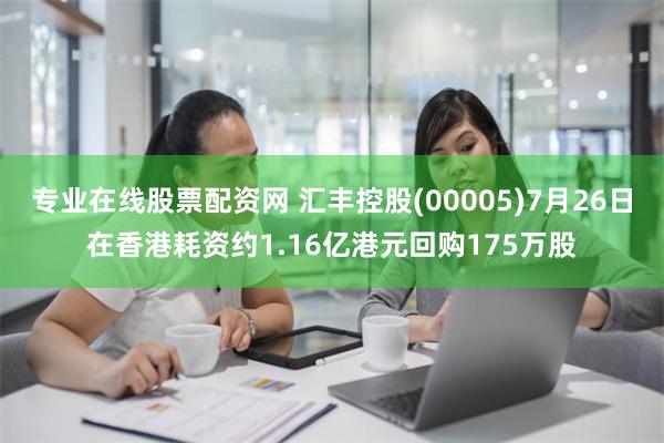 专业在线股票配资网 汇丰控股(00005)7月26日在香港耗资约1.16亿港元回购175万股