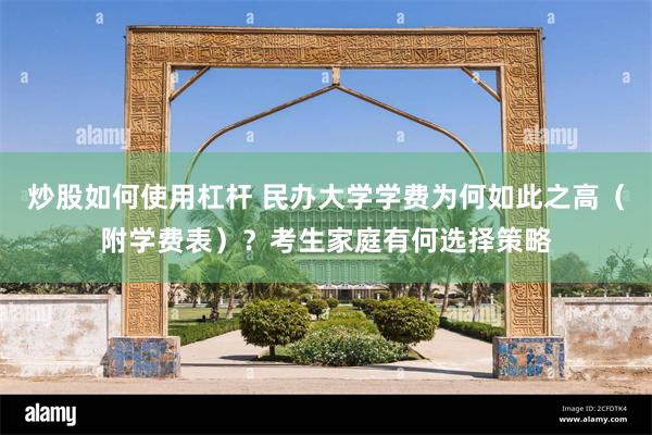 炒股如何使用杠杆 民办大学学费为何如此之高（附学费表）？考生