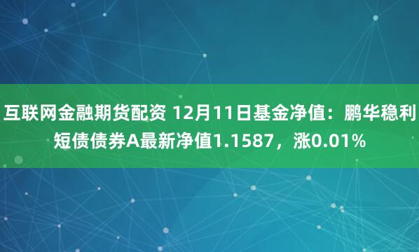 互联网金融期货配资 12月11日基金净值：鹏华稳利短债债券A最新净值1.1587，涨0.01%