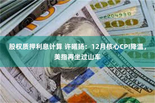 股权质押利息计算 许曦扬：12月核心CPI降温，美指再坐过山车