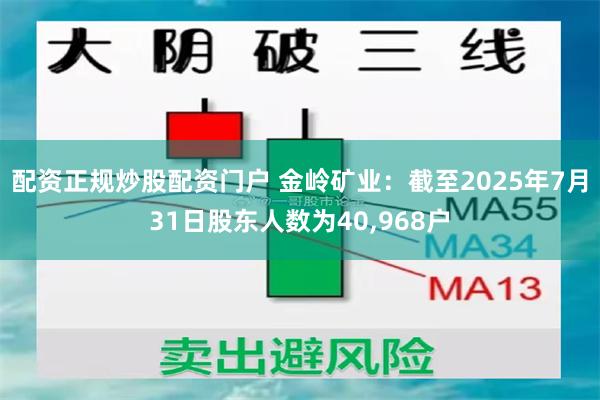 配资正规炒股配资门户 金岭矿业：截至2025年7月31日股东人数为40,968户